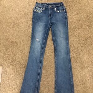 Women's Mid-Rise Blue Bootcut Jeans Size 7